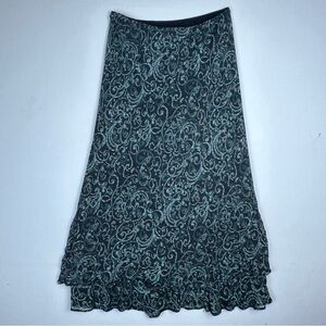 Style & Co Layered Midi/Maxi Chiffon Skirt